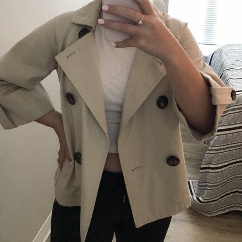 Tan Peacoat